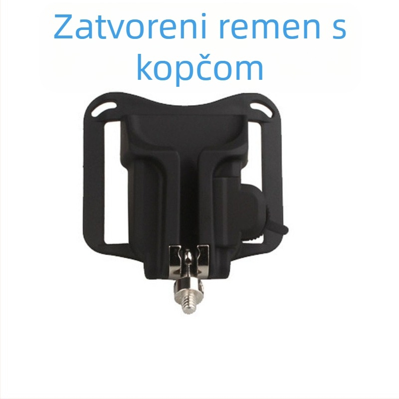Aksesar za DSLR tijelo: otvorena/zatvorena kopča za remen, plastika, nosivost do 2 kg, duljina 10 cm