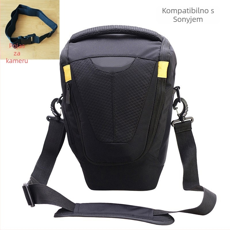 Torba za DSLR fotoaparat – proširena trokutasta torba za teleobjektive 70-200/100-400, najlon, kompatibilna s Nikon, Canon i Sony