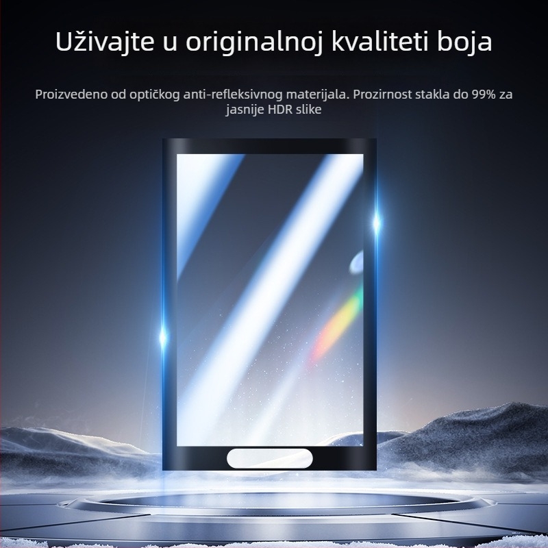Insta360 ONE X5 kaljeno staklo zaštitnik zaslona, 1:1 skala, potpuno prekrivanje zaslona, bez loga