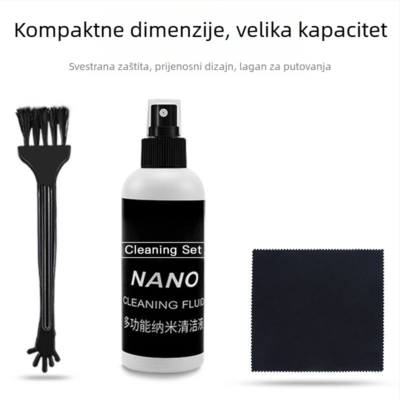 Set za čišćenje tipkovnice, mobitela i LCD zaslona — šestodijelni nanoantibakterijski set za prijenosna računala, računala i DSLR fotoaparate