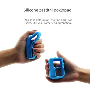 GoPro 9/10/11/12 silikon zaštitno kućište — Silikon, Kompatibilno sa 9/10/11/12, Hongli