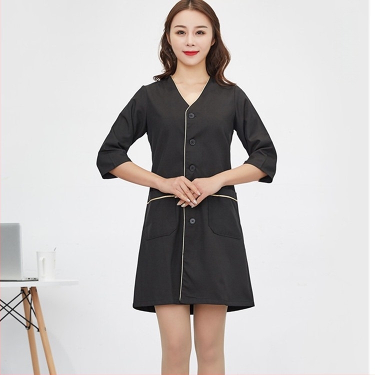 Unisex kaput za kozmetički salon i medicinsko okruženje: uklanjanje vlage, 35% pamuk / 65% poliester