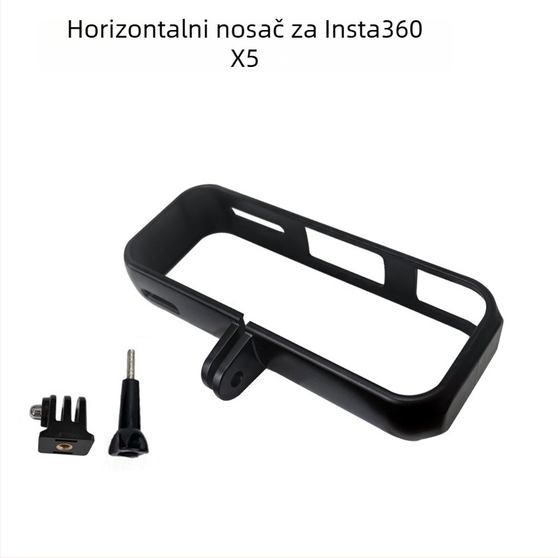 Prošireni zaštitni okvir za Insta360 X5 sa vijcima i adapterom – PC konstrukcija, za horizontalno i vertikalno snimanje