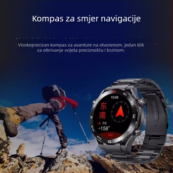 5G pametni sat s SIM karticom, neovisni pozivi, puna mrežna kompatibilnost, AMOLED zaslon, preuzimanje Android aplikacija, NFC, vodootporan