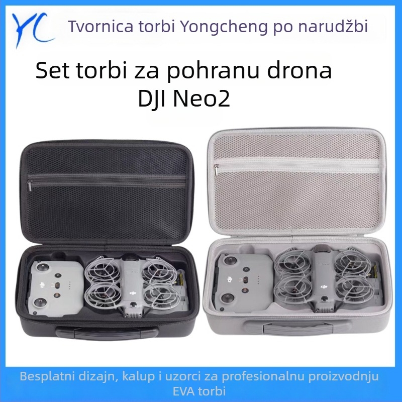EVA tvrdi kufer za dron DJI Neo2 - vodootporan, bez remena, ručno nošenje, šivena konstrukcija