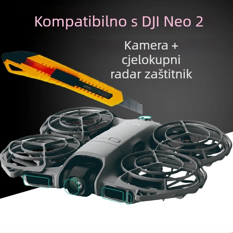Zaštitna folija za fisheye objektiv DJI NEO 2 – Nano HD, Model Neo2-bhm-sf, Materijal: Nanomaterijali, Kompatibilno s DJI NEO 2