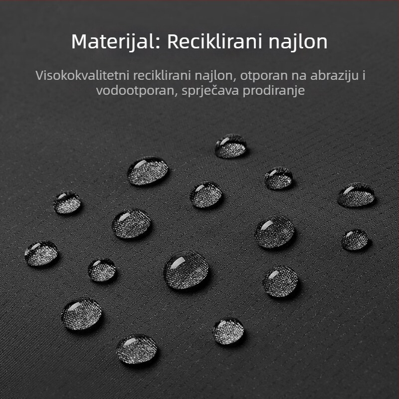 Torba za pohranu kablova i dodataka — vodootporna poliesterska torba, za svakodnevnu upotrebu, za kabelske, slušalice, USB flash pogone i vanjske diskove