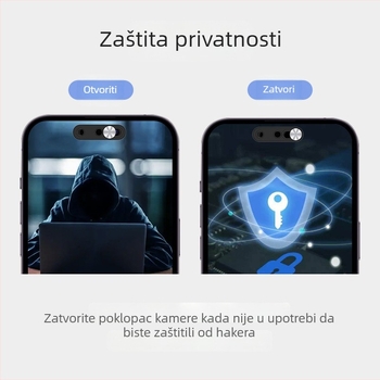 Poklopac objektiva za pametni telefon — Zaštita privatnosti, XF17, montaža do 30 mm, prilagodba prema slikama