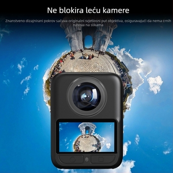 Silikonska futrola za DJI Osmo 360 Action Camera – zaštitna kapica za leću i zaštitni poklopac za gimbal tijela