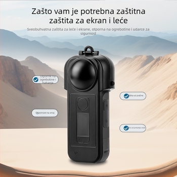 Flymile X5030_1 Set zaštitnih kućišta za Insta360 X5 — kućište zaslona, kućište leće, zaštita gimbala