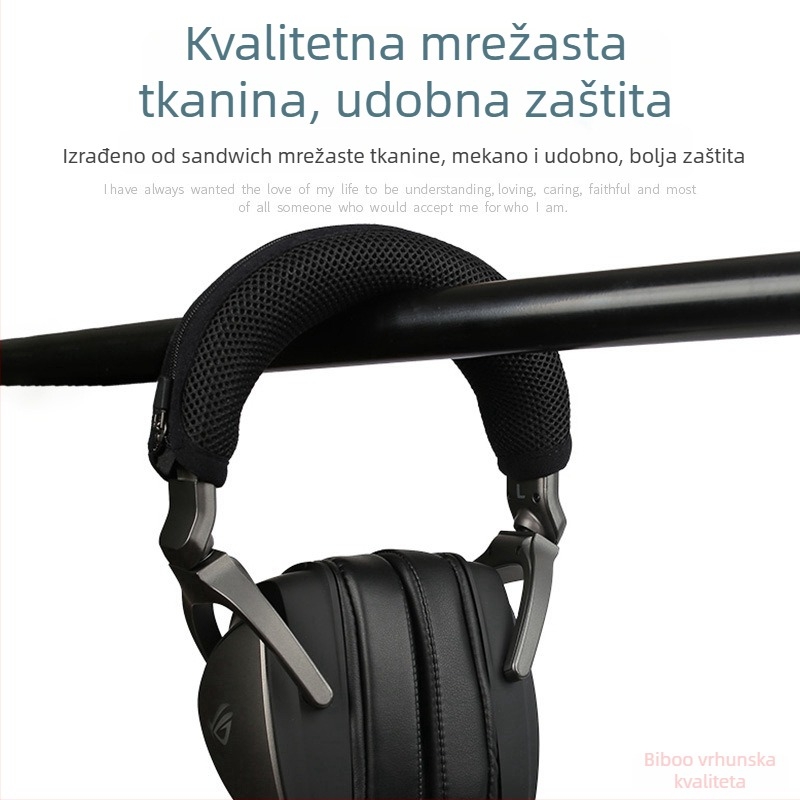 Biboo zaštitnik trake za glavu za ASUS ROG Delta Prism S slušalice s prozračnom mrežastom tkaninom