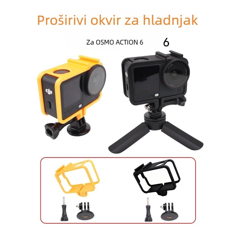Okvir hladne cipe Osmo Action 6 s adapterom proširenog porta s dvije kandže za svjetlo i mikrofon