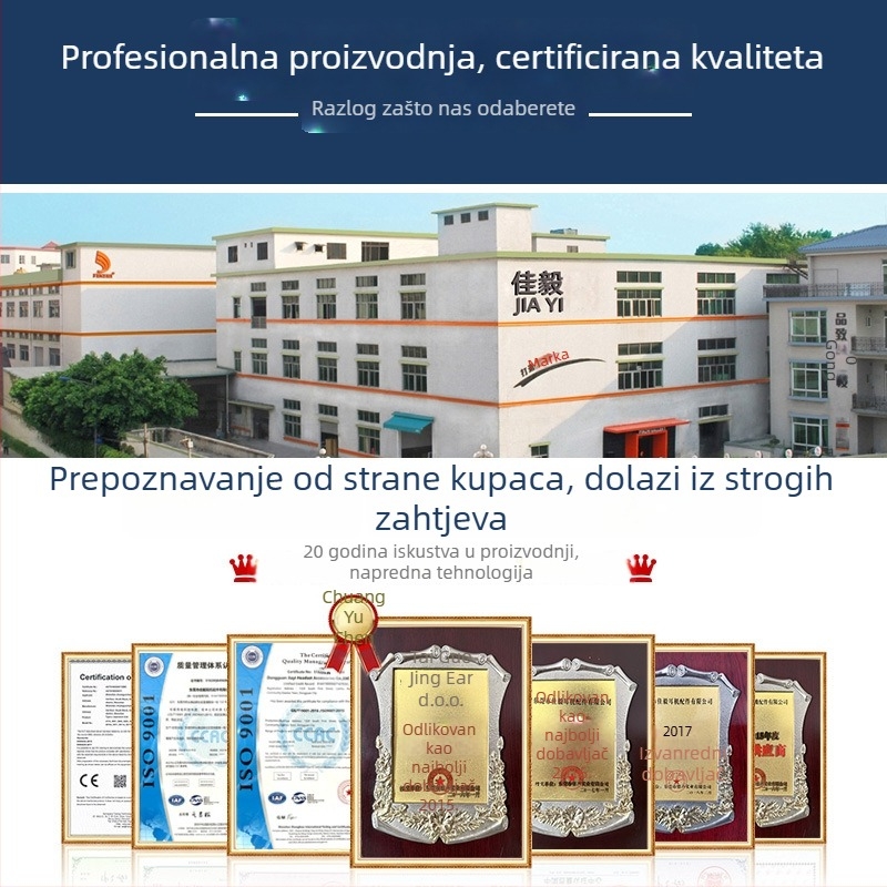  Kožna futrola za Jiayi S21 Siberia slušalice, prilagođena prema crtežima