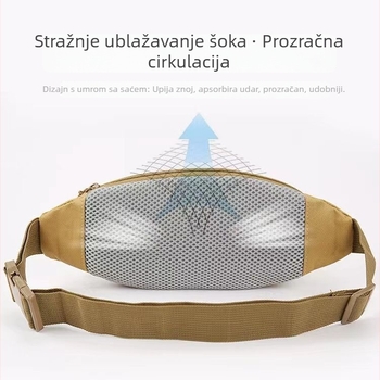 Torba za pojas za gradilište – otporna na habanje, višenamjenska, velika zapremina, vodootporna, PU materijal s kanvasnim podstavom