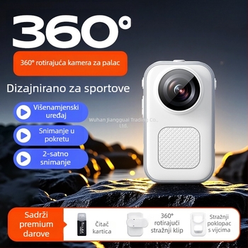PX-30 akcijska kamera s 360° panoramom, CCD senzor, 10x optični zoom, 14,2 MP, Wi‑Fi