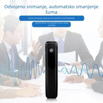Prijenosna kamera za tijelo / sportsku kameru za snimanje videa i zvuka, 1080p, 20 MP CCD senzor, 10x optički zum, infracrveno noćno videnje, elektronička stabilizacija slike