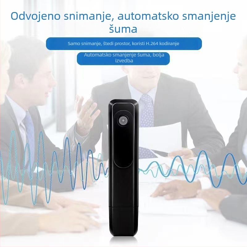 Prijenosna kamera za tijelo / sportsku kameru za snimanje videa i zvuka, 1080p, 20 MP CCD senzor, 10x optički zum, infracrveno noćno videnje, elektronička stabilizacija slike