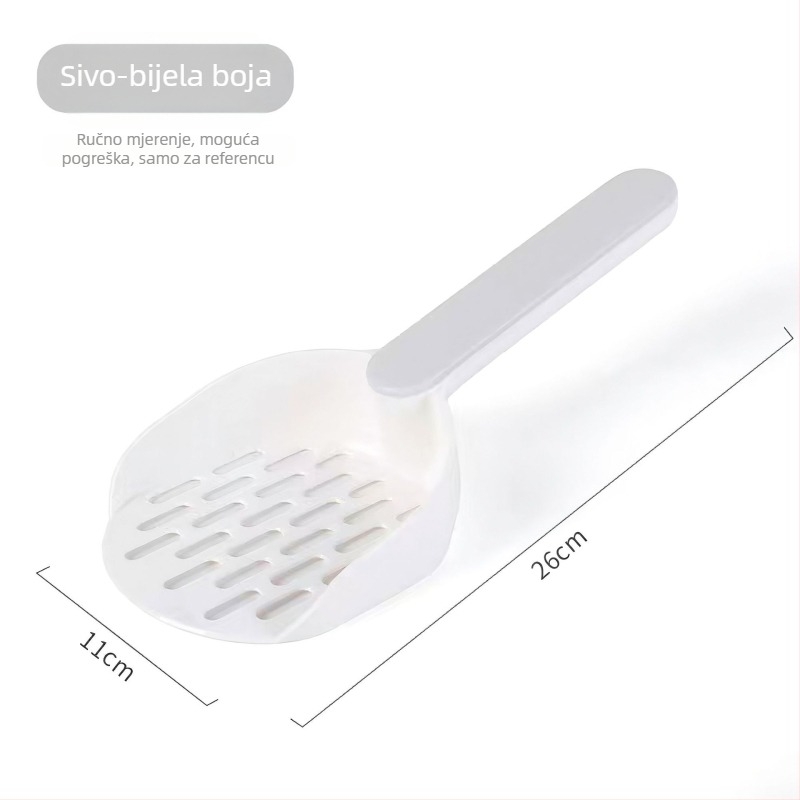 Lopatica za mačji toaletni pesak s finom mrežom – ABS plast, za mačke, marka Dada Bear (privatna marka)