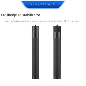 Selfie štap za sportske kamere i mobitele, aluminijska legura, model BP-100, podesiva duljina, kompatibilan sa stabilizatorima i rasvjetom
