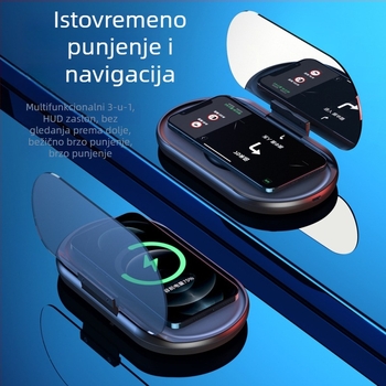 HUD zaslon za automobil – WS53, zaslon ugrađenog računala, ABS, USB napajanje