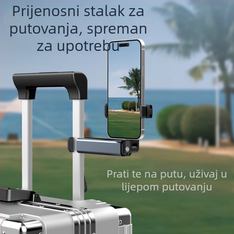 Stativ za snimanje iznad mobitela, prenosiv, 360° rotacija, plastični