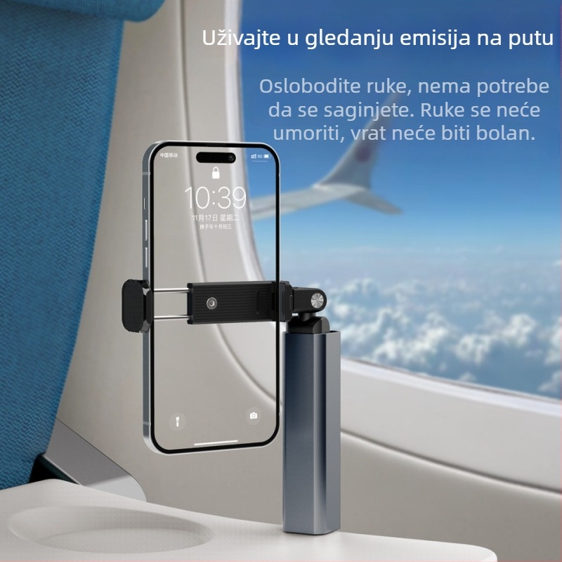 Stativ za snimanje iznad mobitela, prenosiv, 360° rotacija, plastični