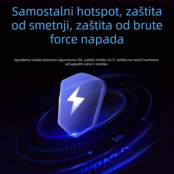 Prijenosni Wi‑Fi usmjerivač za vanjsku upotrebu, odvojivi dizajn, 150 Mbps, 2,4 GHz, 802.11ac, 3G/4G (WCDMA/CDMA2000)