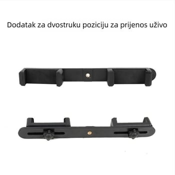 Stativ za live prijenos s kugličnom glavom, okretni držač za telefon i plastični stativ