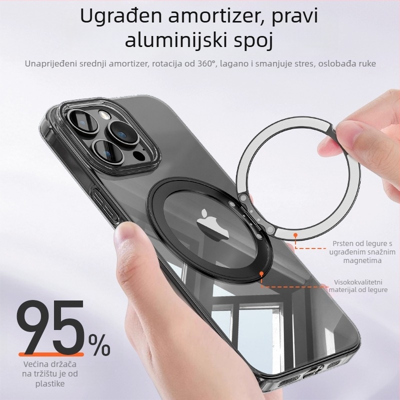 Sklopivi metalni držač za telefon, prilagodljiv, opće namjene