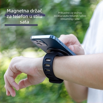 Vanjski držač za telefon, konstrukcija od silikona i polikarbonata, opći stil, podrška prilagodbi