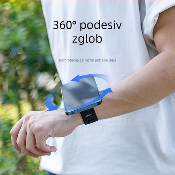Vanjski držač za telefon, konstrukcija od silikona i polikarbonata, opći stil, podrška prilagodbi