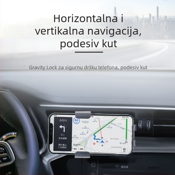 Auto držač za ventilaciju, držač navigacije, univerzalni magnetski držač za tablet, plastika