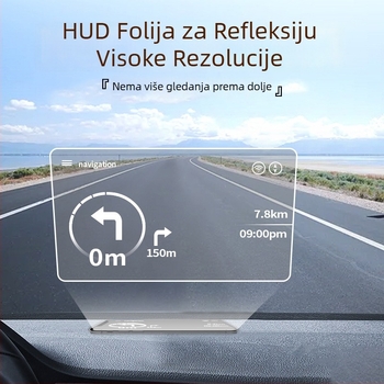 HUD reflektirajući film za Head-Up zaslon i projekciju navigacije u automobilu, univerzalni držač za telefon