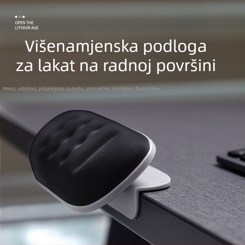 Višenamjenska ploča za stol s naslonom za lakat i rotirajućim naslonom za zglob, silikonska protuklizna podloga za ured, nosač tipkovnice, model 4658769769