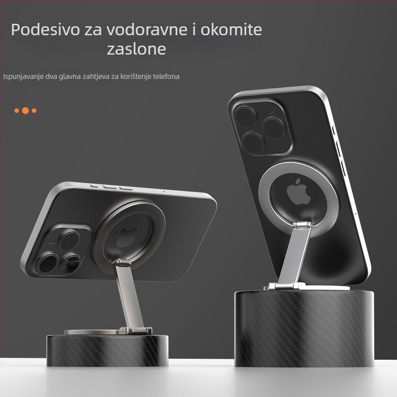 MagSafe dvostrano magnetska držač za telefon – stolni i automobilski nosač, višenamjenski univerzalni stalak