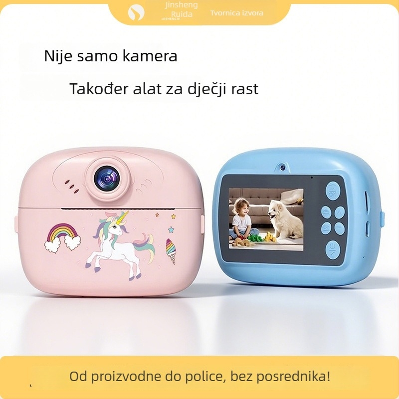 Dječja kamera s tiskom u trenutku, model Z13, izdanje 2024, TF memorija, 2,4 inčni LCD, 300k piksela