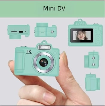 4K džepna kamera sa stabilizacijom slike, vodootporna, 0,96-inčni LCD zaslon, microSD pohrana, snimanje videa i fotografija