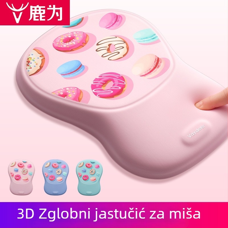 Silikonski držač zgloba miša, dvostrani, protuklizni, otporan na habanje, jednostavan za čišćenje - uredska podloga za miš