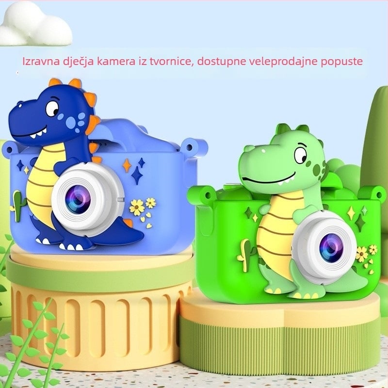 Xianhong Silicone Dječja kamera s dvostrukom kamerom, HD, Opći model, LCD zaslon 2,0 inča, 30W piksela, TF kartica, Baterija 400mA