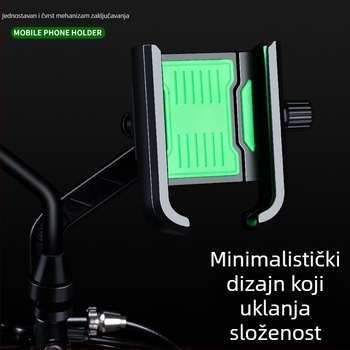 Držač za telefon za auto i motocikl s malim kišnim kišobranom, klipsom, plastična konstrukcija, vodootporan, višestruka namjena