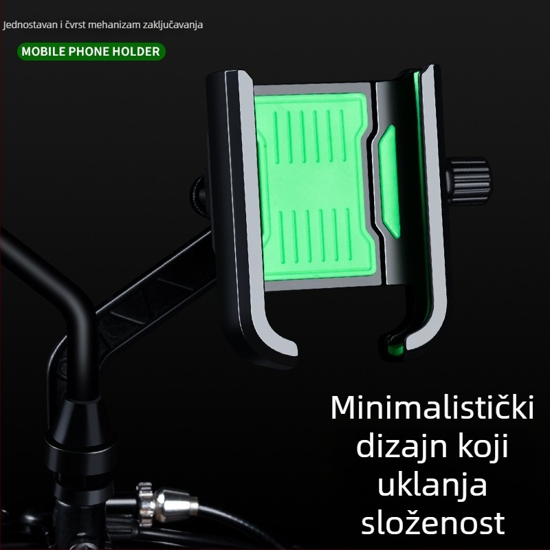 Držač za telefon za auto i motocikl s malim kišnim kišobranom, klipsom, plastična konstrukcija, vodootporan, višestruka namjena