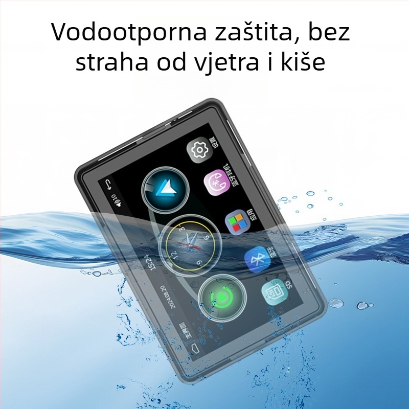 Kamera za motocikl dash cam s 360° pogledom, 2.0 MP senzor, podrška TF kartici do 64 GB, rezolucija 1600x600, prednja montaža na motociklu