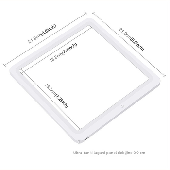 Puluz Fat Cow mini foto studio LED svjetlo s dodirnim upravljanjem, bez sjena – donje svjetlo, ABS, model Pu5136/PU5131W
