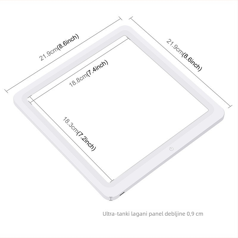Puluz Fat Cow mini foto studio LED svjetlo s dodirnim upravljanjem, bez sjena – donje svjetlo, ABS, model Pu5136/PU5131W