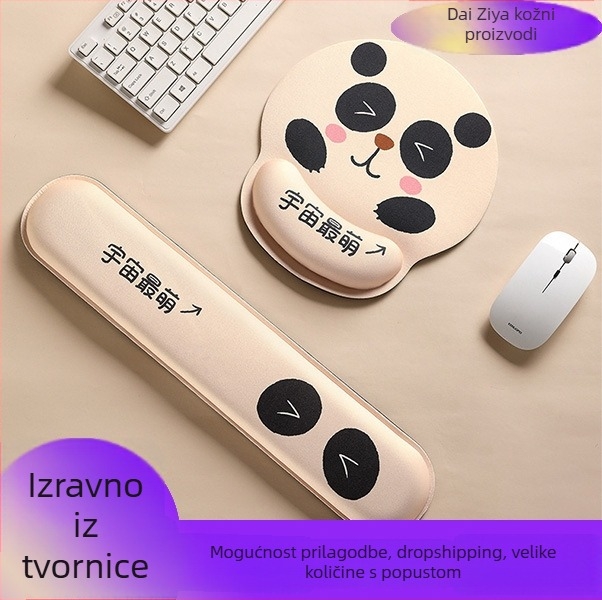 Mala gumena stolna podloga s funkcijom kalkulatora za miš, termalni prijenos ispisa, model Pad-338, mogućnost prilagodbe