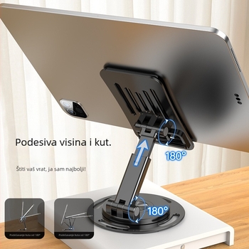Držač za mobitel – plastičan, stolni, sklopivi, s izvlačnom podrškom za tablet, Magic Bear
