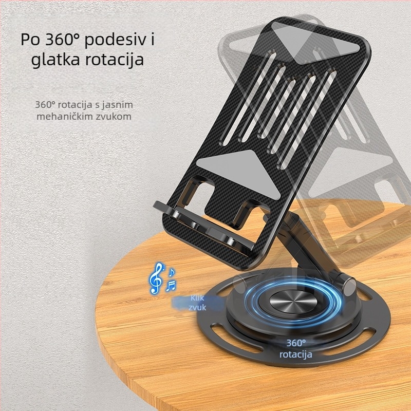 Držač za mobitel – plastičan, stolni, sklopivi, s izvlačnom podrškom za tablet, Magic Bear