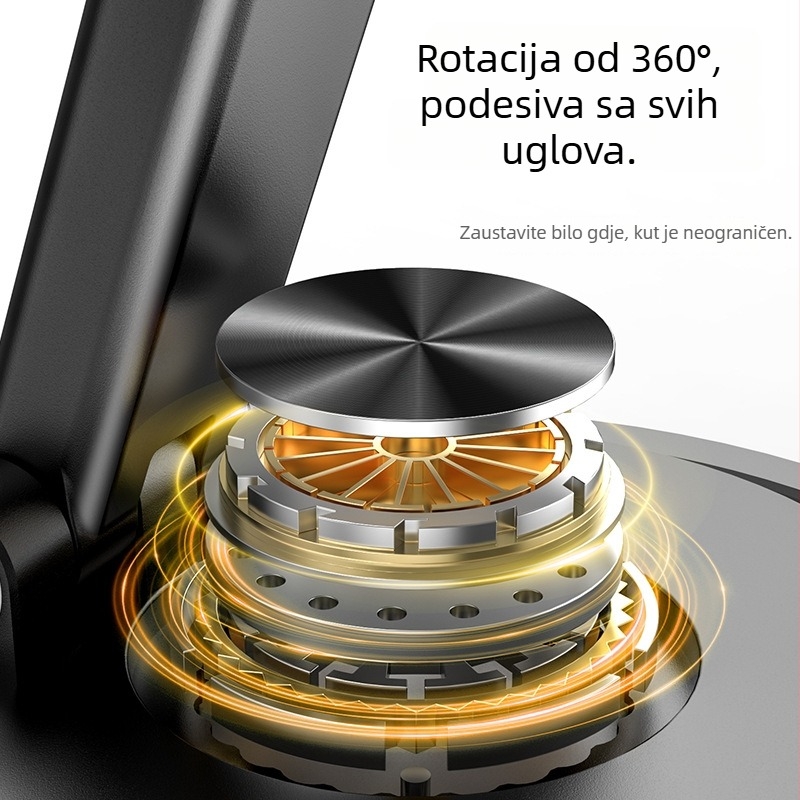 Držač za mobitel – plastičan, stolni, sklopivi, s izvlačnom podrškom za tablet, Magic Bear