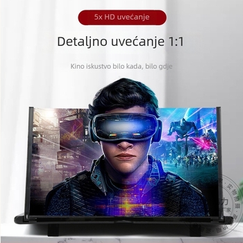 Povećivač zaslona za mobitel WL838, izvučni dizajn, plastično kućište, kompatibilan sa Samsungom, Huaweijem i Appleom, podržava prilagodbu, pogodan za sve situacije