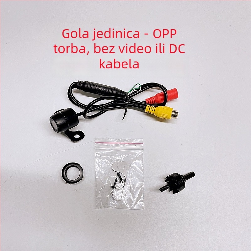 Prednja i stražnja dvostruka kamera za vožnju unatrag, 12V vozilo, HD 18.5, rezolucija 688x488, CVBS, 90° prilagodljivo